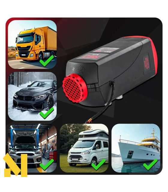 5KW Car Diesel Air Heater Diesel Parking Heater With LCD Thermostat...