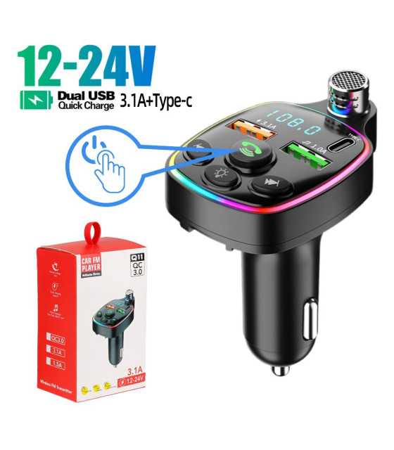 ΑΝΑΜΕΤΑΔΟΤΗΣ ΗΧΟΥ FM/MP3 ΜΕ KAI BLUETOOTH ΣΠΑΣΤΟ