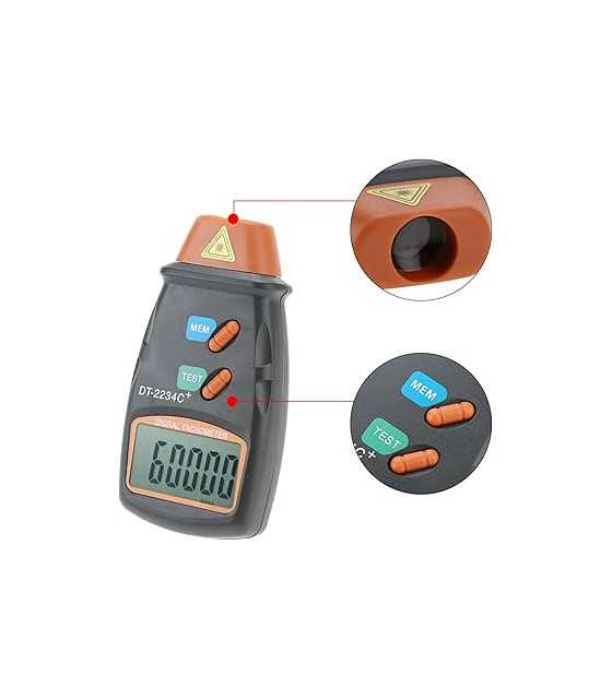 ΣΤΡΟΦΟΜΕΤΡΟ ΑΠΟ ΑΠΟΣΤΑΣΗ ΟΠΤΙΚΟ 2,5~99999RPM