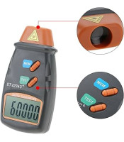 Digital Tachometer Laser Photo Non Contact RPM Tach Meter Motor Spe...