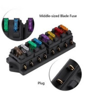8 WAY FUSE box 12-24V ΠΙΝΑΚΑΣ ΑΣΦΑΛΕΙΩΝ ΟΧΗΜΑΤΩΝ - ΣΚΑΦΟΥΣΕΝΙΣΧΥΤΕΣ CAR