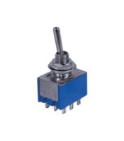 MINI TOGGLE SWITCH ON-OFF-ON 2A/250V 9P MTS-303-A1