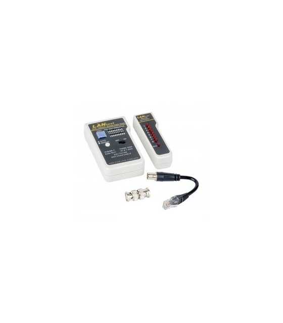 LAN CABLE TESTER WITH REMOTE UNIT&amp; BNC &amp; DUAL DISPLAY 12-25-055 COMP CMP-RCT 31