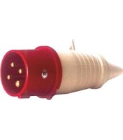 MALE INDUSTRIAL PLUG 4P 32A 024-6 IP44 PCE