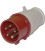 MALE INDUSTRIAL PLUG 5P 16A 015-6 IP44 PCE
