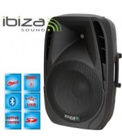 Ibiza Sound BT8A Active 2 Way 8\\" Speaker 75W RMS with USB/SD Player and Bluetooth