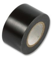 INSULATING PVC TAPE 0.13X38X20Y BLACK WND