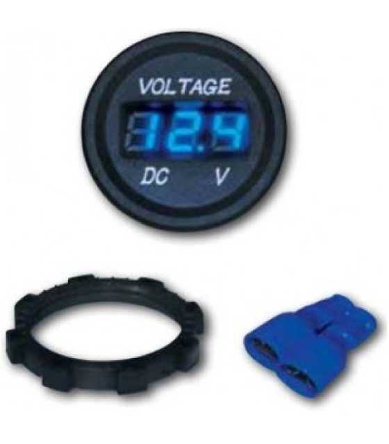 Voltmeter LED Voltage Display 12-24VDC Battery Box