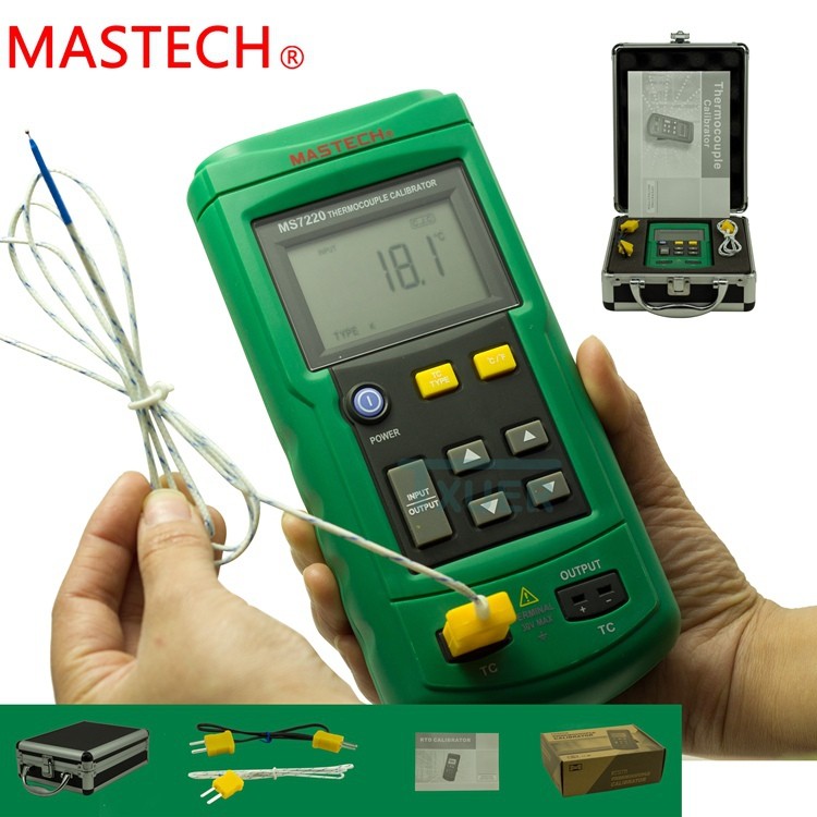 Mastech MS7220 Professional Thermocouple Simulator Calibrator Meter Tester 