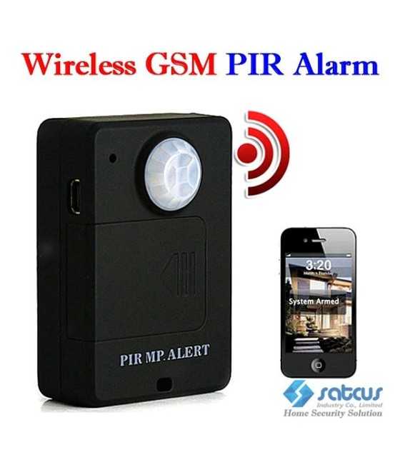 A9 Wireless PIR Sensor Motion Detector GSM Alarm System Anti-theft