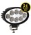 13.8см х 35см елипсовиден 8 LED фар - светлини за мъгла - подходящ за джипове, лодки, ел. велосипеди - 24W