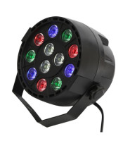 12 LED PAR LIGHT ΠΡΟΒΟΛΕΑΣ PAR MINI LED & DMX INTERFACE + WHITE ΦΩΤΟΡΥΘΜΙΚΑ