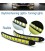 LED DRL Daytime Running Lights White with Turning Signal Lights Yellow Amber for car trucks